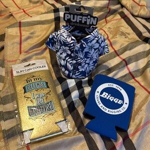 Puffin Drinkware Aloha Can Cooler Coozie with extras